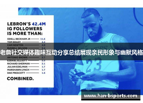 老詹社交媒体趣味互动分享总结展现亲民形象与幽默风格